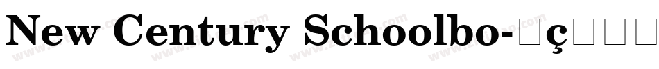 New Century Schoolbo字体转换